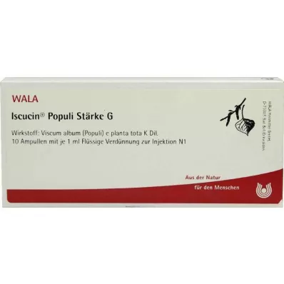 Φύσιγγες Iscucin Populi St.G, 10x1 ml