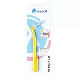 MIRADENT Interd.Pic-Brush Set κίτρινο, 1 τεμ