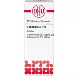 TUBOCURARE D 12 δισκία, 80 κάψουλες