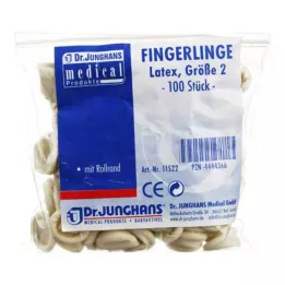 FINGERLING OP Λάτεξ μεγέθους 2 σε ρολό, 100 τεμάχια