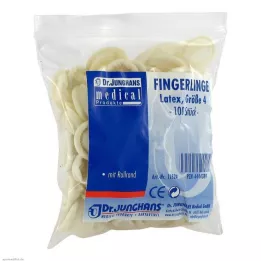 FINGERLING OP Λάτεξ μεγέθους 4 σε ρολό, 100 τεμάχια