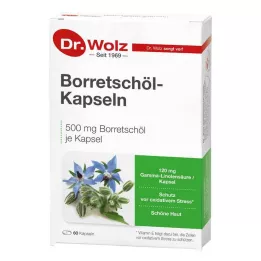 BORRETSCHÖL KAPSELN Dr Wolz, 60 τεμάχια
