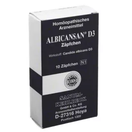 ALBICANSAN D 3 υπόθετα, 10 τεμάχια
