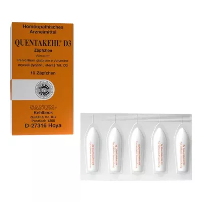 Quentakehl D 3 υπόθετα, 10 τεμ
