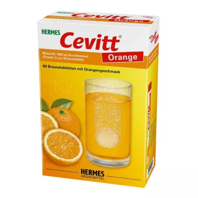 Αναβράζοντα δισκία Hermes Cevitt Orange, 60 τεμ