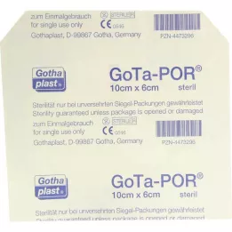 GOTA-POR Επίδεσμος τραύματος αποστειρωμένος 60x100 mm, 1 τεμάχιο