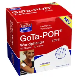 GOTA-POR Επίδεσμοι τραυμάτων αποστειρωμένοι 60x100 mm, 50 τεμάχια