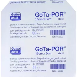GOTA-POR Επίδεσμος τραύματος αποστειρωμένος 80x100 mm, 1 τεμάχιο