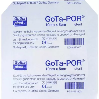 GOTA-POR Επίδεσμος τραύματος αποστειρωμένος 80x100 mm, 1 τεμάχιο