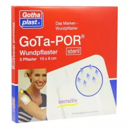 GOTA-POR Επίδεσμοι τραυμάτων αποστειρωμένοι 80x100 mm, 5 τεμ