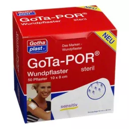 GOTA-POR Επίδεσμοι τραυμάτων αποστειρωμένοι 80x100 mm, 50 τεμάχια
