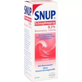 SNUP Ψυκτικό σπρέι 0,1% ρινικό σπρέι, 15 ml