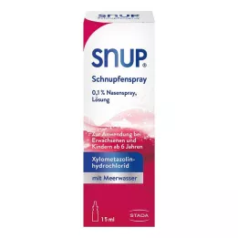 SNUP Ψυκτικό σπρέι 0,1% ρινικό σπρέι, 15 ml