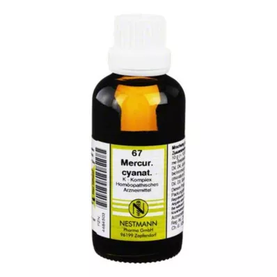 Mercurius cyanatus K Complex No. 67 Αραίωση, 50 ml