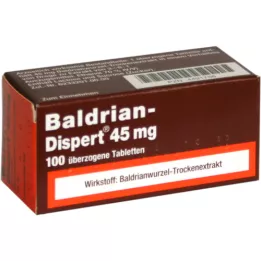 BALDRIAN DISPERT Επικαλυμμένα δισκία 45 mg, 100 τεμάχια