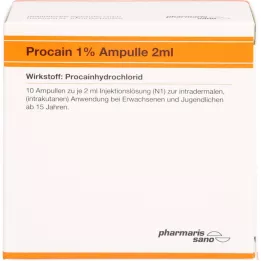 PROCAIN Röwo 1% αμπούλες 2 ml, 10X2 ml