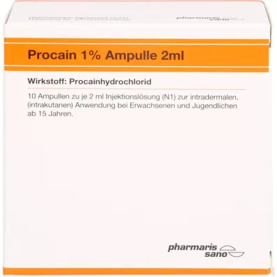 PROCAIN Röwo 1% αμπούλες 2 ml, 10X2 ml