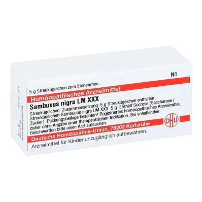 SAMBUCUS NIGRA LM XXX Σφαιρίδια, 5 g