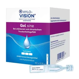 HYLO-VISION Πιπέτες Gel sine μονής δόσης, 60X0.35 ml
