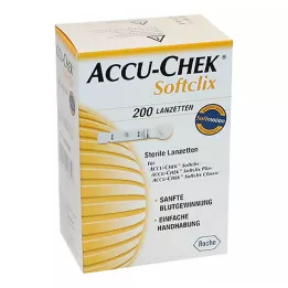 ACCU-CHEK Λαντσέτες Softclix, 200 τεμάχια
