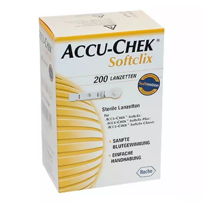 ACCU-CHEK Λαντσέτες Softclix, 200 τεμάχια ACCU-CHEK Λαντσέτες Softclix, 200 τεμάχια
