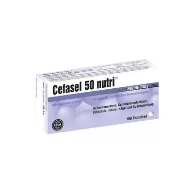 Cefasel 50 nutri Selenium Tabs δισκία, 100 τεμ
