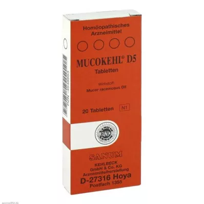 MUCOKEHL Δισκία D 5, 20 τεμάχια