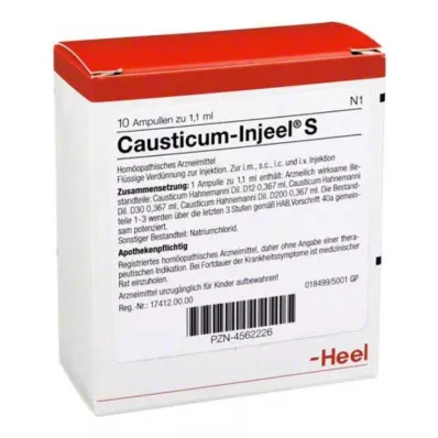 CAUSTICUM INJEEL Αμπούλες S, 10 τεμ