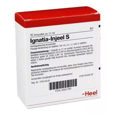 IGNATIA INJEEL Αμπούλες S, 10 τεμ IGNATIA INJEEL Αμπούλες S, 10 τεμ