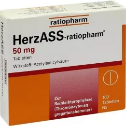 HERZASS-ratiopharm 50 mg δισκία, 100 τεμάχια