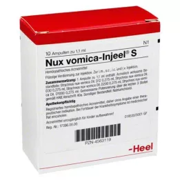 NUX VOMICA INJEEL Αμπούλες S, 10 τεμ