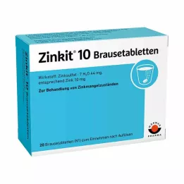ZINKIT 10 αναβράζοντα δισκία, 20 τεμάχια