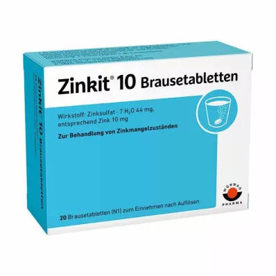 ZINKIT 10 αναβράζοντα δισκία, 20 τεμάχια
