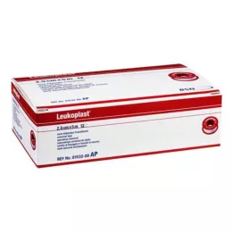 LEUKOPLAST 2,5 cmx5 m, 12 τεμ