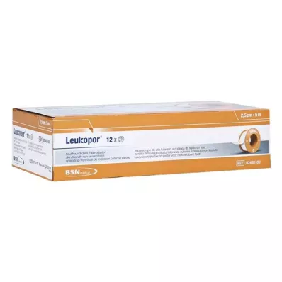 LEUKOPOR 2,5 cmx5 m, 12 τεμ