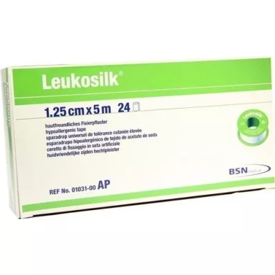 LEUKOSILK 1,25 cmx5 m, 24 τεμ