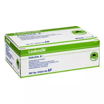 LEUKOSILK 5 cmx5 m, 6 τεμ LEUKOSILK 5 cmx5 m, 6 τεμ