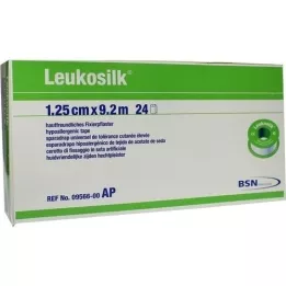 LEUKOSILK 1,25 cmx9,2 m, 24 τεμάχια