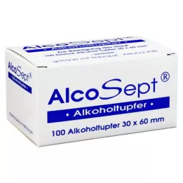 ALKOHOLTUPFER Alcosept, 100 τεμάχια