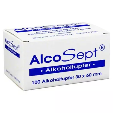 ALKOHOLTUPFER Alcosept, 100 τεμάχια ALKOHOLTUPFER Alcosept, 100 τεμάχια