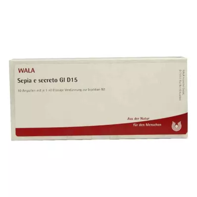 SEPIA E secreto GL D 15 αμπούλες, 10X1 ml