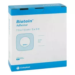 BIATAIN Αφρώδης επίδεσμος 7,5x7,5 cm αυτοκόλλητος, 10 τεμ