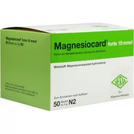 MAGNESIOCARD forte 10 mmol Plv.z.Her.e.Lsg.z.Einn., 50 τεμάχια