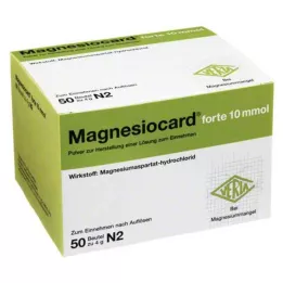 MAGNESIOCARD forte 10 mmol Plv.z.Her.e.Lsg.z.Einn., 50 τεμάχια