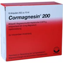 CORMAGNESIN 200 αμπούλες, 10Χ10 ml