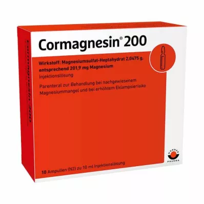 CORMAGNESIN 200 αμπούλες, 10Χ10 ml