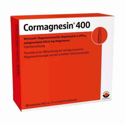 CORMAGNESIN 400 αμπούλες, 10Χ10 ml