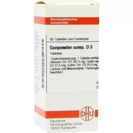 GUNPOWDER comp.D 3 δισκία, 80 τεμάχια