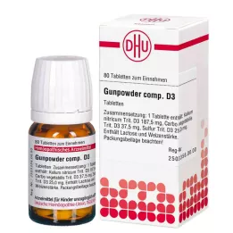 GUNPOWDER comp.D 3 δισκία, 80 τεμάχια