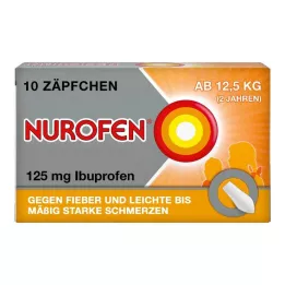NUROFEN Υπόθετα Junior 125 mg, 10 τεμάχια